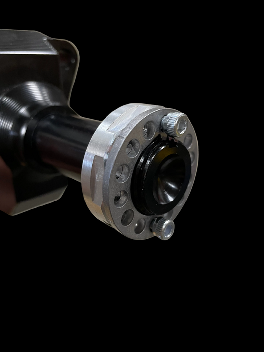 Tabbed locking spindle nut